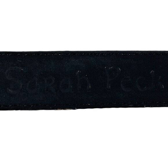 Cale Vintage Genuine Lizard Leather Green Belt Made in Spain women’s Size 32 - Picture 9 of 10